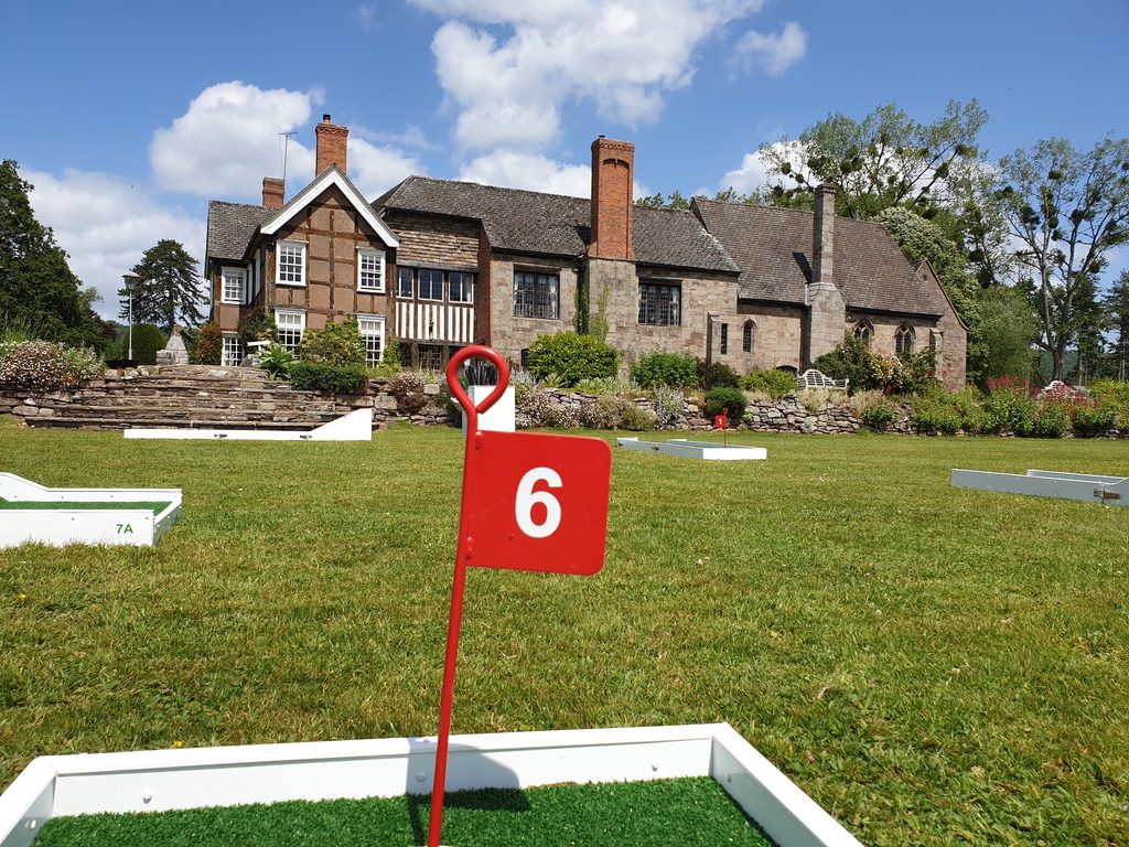 Wedding Mini Golf Herefordshire at Brinsop Court..