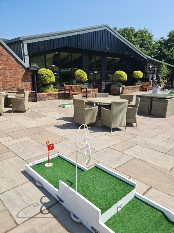 Wedding Mini Golf Wiltshire at Wellington Barns